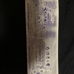 【有効期限有】【1名】ナガシマスパーランドチケットの画像