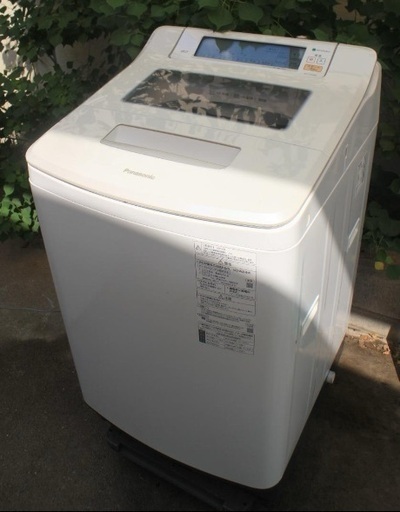 PANASONIC NA-JFA806-W 全自動洗濯機 Jconceptクリスタルホワイト [洗濯8.0kg 上開き] 2019年製 美品
