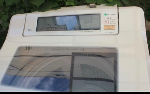 PANASONIC NA-JFA806-W 全自動洗濯機 Jconceptクリスタルホワイト [洗濯8.0kg 上開き] 2019年製