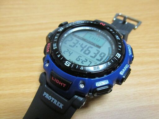 【美品】プロトレック　PRG-40　 青　ブルー　カシオ　腕時計