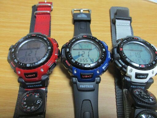 【美品】プロトレック　PRG-40　 青　ブルー　カシオ　腕時計