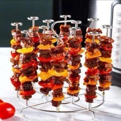 ❤️新品❤️焼き網 ステンレス 縦型 グリル調理器具 エアフライ...