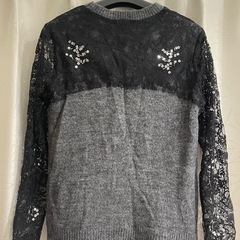 ZARA ニット S レースの画像