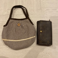 リバーシブル　ミニバック　の画像