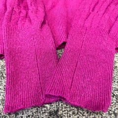 And Couture アンドクチュール 紫 ニット 長袖の画像