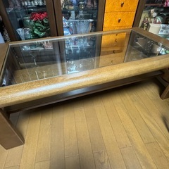 ガラス　ローテーブルの画像