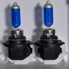ブルーハロゲンバルブHB4HB3兼用IPF12V55W中古…