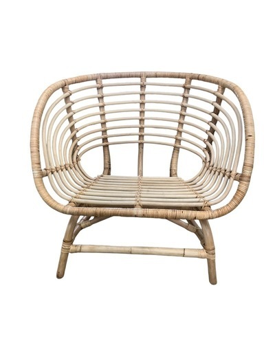 NO.1772 《美品》IKEA ブスクボー ラタンチェア 家具 中古