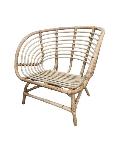 NO.1772 《美品》IKEA ブスクボー ラタンチェア 家具 中古