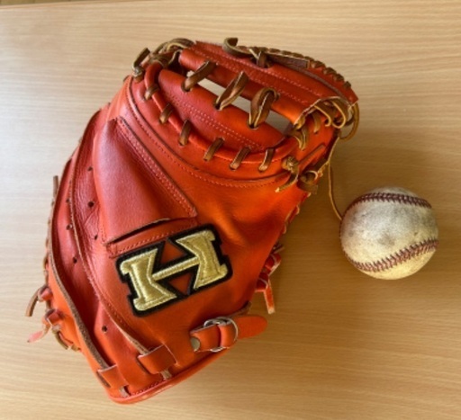 ハイゴールド硬式用キャッチャーミット【美品】
