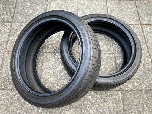 ◆使用期間5カ月！ 17インチ 夏タイヤ 2本セット 195/45R17 DUNLOP LEMANS Ⅴ V 5 スイフトスポーツ ロードスター アクアG's ヴィッツRS ヤリス ポルテ等