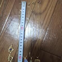 【新品未使用】ネックレス　4本　ペンダントトップ　2個セットの画像