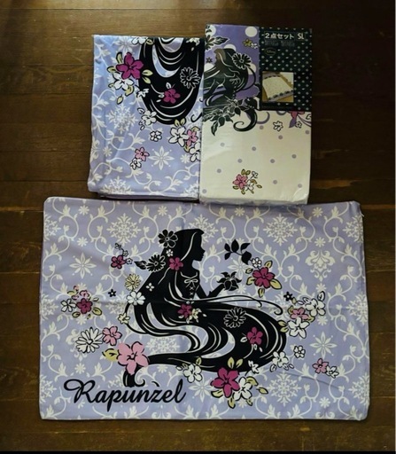 ラプンツェル　シーツ・ピロー(2枚)・敷きパッドセット