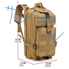 バックパック　ナップサックの画像