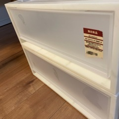 無印良品　2個セット　衣装ケース　クローゼットケース　引出式　小の画像