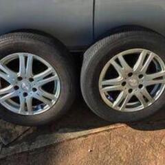 【お話し中】15インチ エクシーダー ホイールタイヤセット 114.3 5H +43 195/55R15