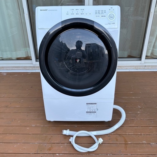 【2022年製】SHARP プラズマクラスタードラム式洗濯乾燥機ES-S7G-WL