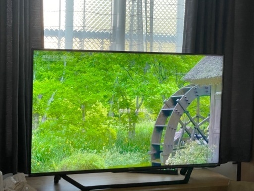 9/13の22時に泉区瀬谷で　新品同様　数回使用のみ　43インチ4Kチューナー内蔵テレビ　Hisense 43U7F