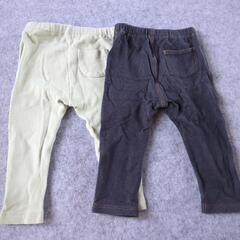 【値下げ】10分丈ﾚｷﾞﾝｽ2枚　80cmの画像