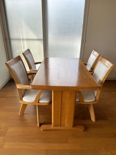 ニトリ　ダイニングテーブル　チェア　4脚 ニトリ ダイニングテーブル 椅子4脚 セット NITORI ダイニング