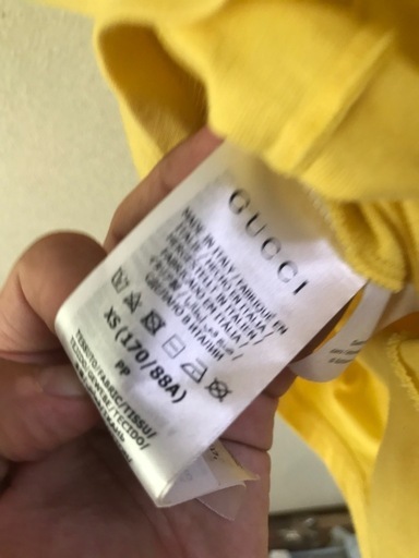 GUCCI Tシャツ　メンズxs