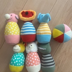 ボーリング 動物おもちゃ ボール付き