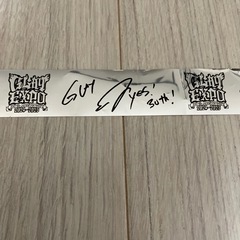 GLAY EXPO 30th　ベルーナドーム　銀テープ　1本　落下物　の画像