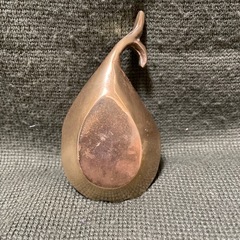 クジラ型置物(真鍮製)の画像