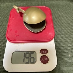 クジラ型置物(真鍮製)の画像