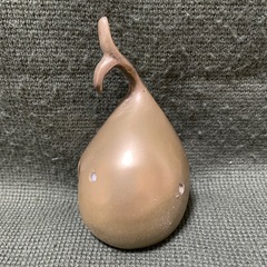 クジラ型置物(真鍮製)の画像