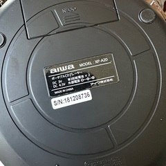 aiwa ポータブルCDプレーヤーの画像