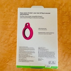 【空箱】Apple純正、Belkin Air Tag 用ストラップ付きセキュアエアタグ　ホルダー の画像