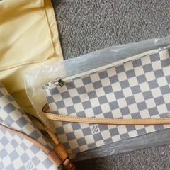 LOUISVUITTON ルイヴィトン　ダミエアズール ネヴァーフルMM N41605 トートバッグの画像