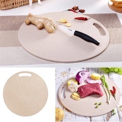 まな板 まないた 丸いまな板 enban Lサイズ(29cm) ベージュ 丸形 食洗機対応 主婦監修 天然素材 両面 体に優しい 漂白剤可の画像