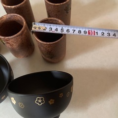 湯のみ お椀 セットの画像