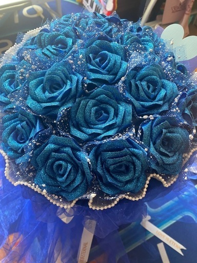 バラの花束永生花