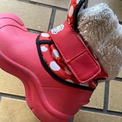 冬靴　16.0cm ミニーちゃんの冬靴の画像