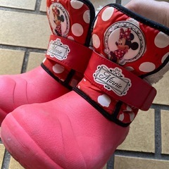 冬靴　16.0cm ミニーちゃんの冬靴