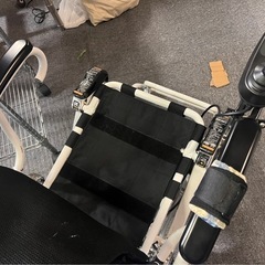 【通電未確認品】G-wheel/ジーホイール 折り畳み式 電動車椅子  【中古品】 優しい電動車イス/電動車いす/シムスインターナショナルの画像