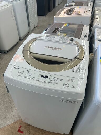 TOSHIBA/東芝/8Kg洗濯機/2015年式/AW-8D3M3621