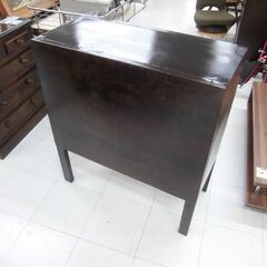 アジアンテイスト 収納棚 幅80.5×奥行36.5×高さ90cm 3列 3段 ダークブラウン系 引き出し収納 ラタンチェスト アジアン家具 収納家具 苫小牧西店の画像