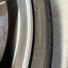 Bridgestone ブリザックVRX 155/65R14 PCD100×4穴　アルミホイール4本セット！の画像