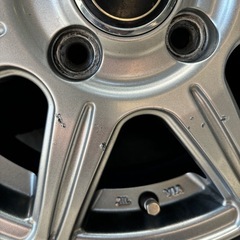 Bridgestone ブリザックVRX 155/65R14 PCD100×4穴　アルミホイール4本セット！の画像