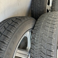 Bridgestone ブリザックVRX 155/65R14 PCD100×4穴　アルミホイール4本セット！の画像