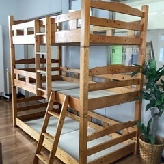 三段ベッド【町田市再生家具】241515の画像