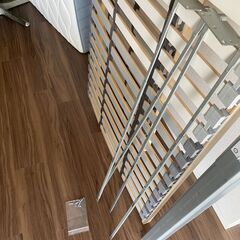 IKEA　LÖNSET ロンセット ベッドベース(すのこ）, SKORVA スコルヴァ ミッドビーム　取りに来られる方の画像