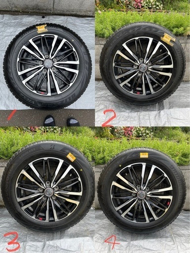 ブリヂストンスタッドレスタイヤVRX2&社外アルミホイール4本セット