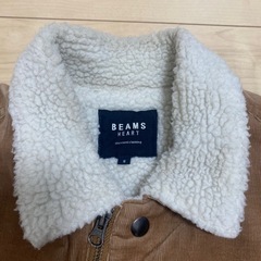BEAMS HEART コーデュロイジャケット Sサイズ ブラウン ボア襟の画像