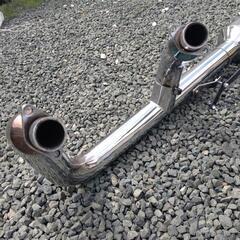 ホンダ シャドウ 400 社外マフラーの画像