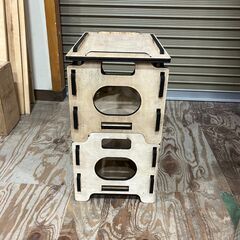 猫ボックス 道具箱 コンテナ 試作 ネジ不要 DIY 組み立て箱 2つセットの画像